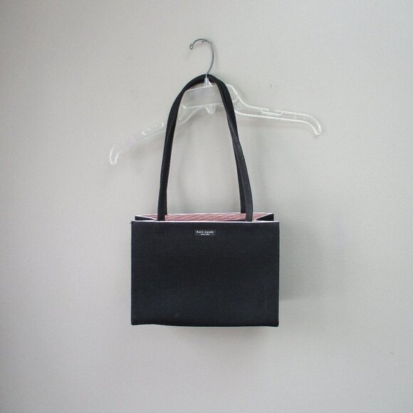 kate spade Handbags - Womens Kate Spade Black Canvas Purse Tote Medium Size